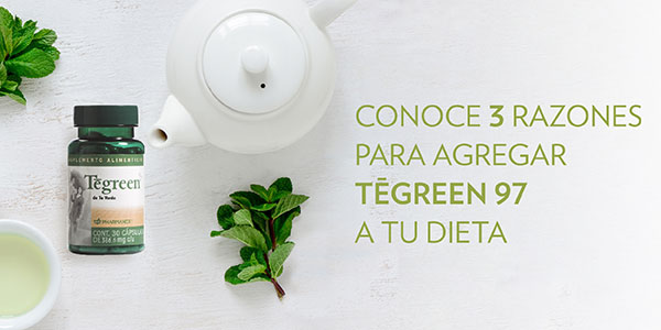 Conoce 3 razones para agregar Tēgreen 97® a tu dieta